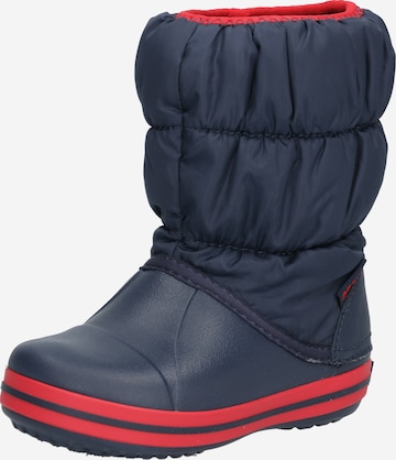 Crocs Snow Boots in Blue: front