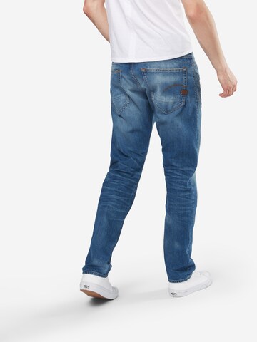 G-STAR Tapered Jeans 'D-Staq' in Blauw: terug