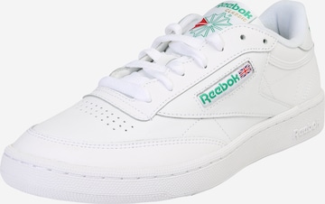 Reebok Низкие кроссовки 'Club C 85' в Белый: спереди