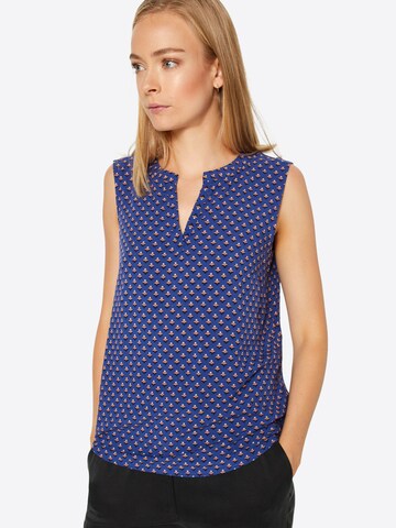 TOM TAILOR Blouse in Blauw: voorkant