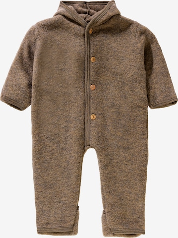 ENGEL Dungarees in Brown: front