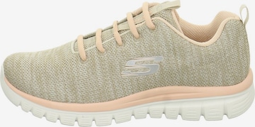 bēšs SKECHERS Zemie brīvā laika apavi