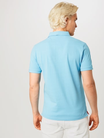 TOM TAILOR Regular Fit Poloshirt in Blau