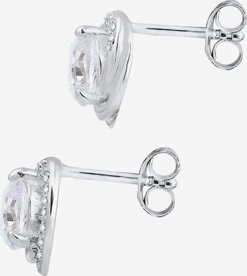ELLI Earrings 'Kristall Ohrstecker' in Silver