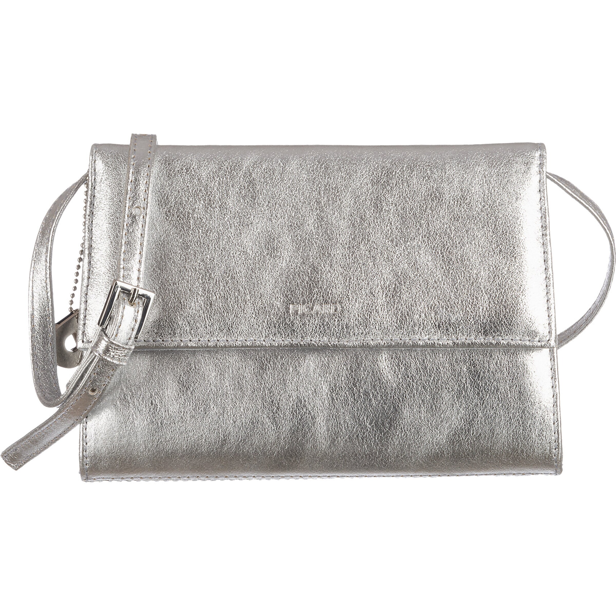 Sac à bandoulière 'Auguri' Picard en argent : devant