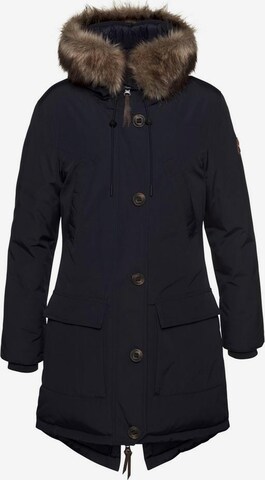 Superdry Winter Parka 'Rookie' in Blue