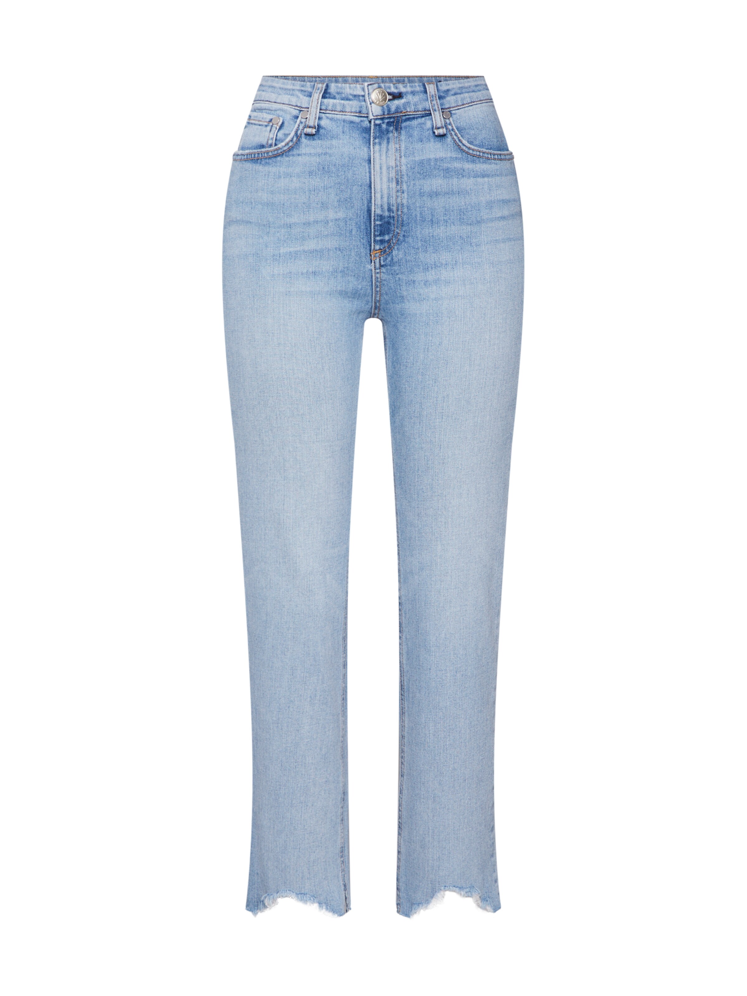 rag & bone - Jeans 'Ankle Cigarette' in de kleur Blauw denim