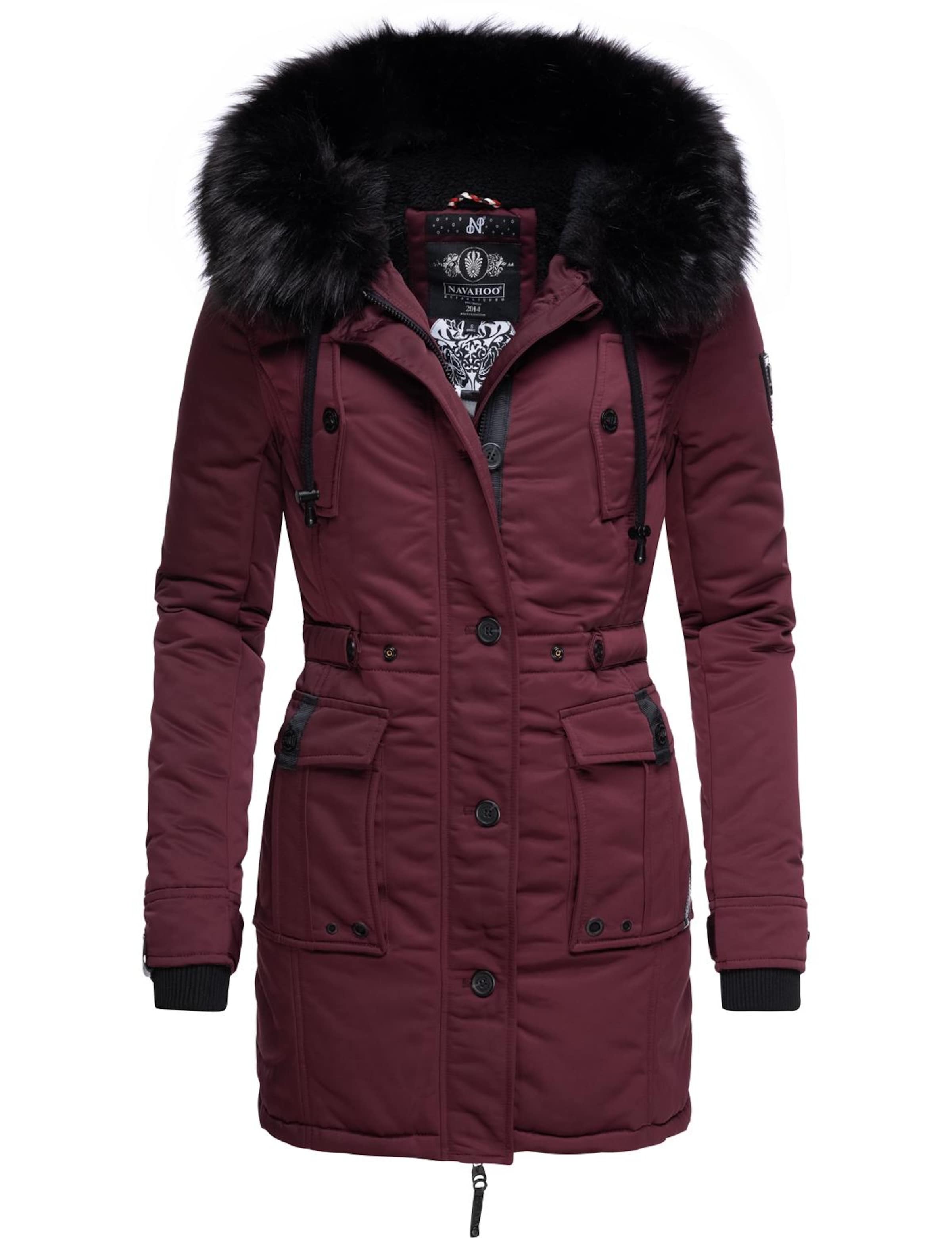 NAVAHOO Talveparka, värv punane: eest vaates