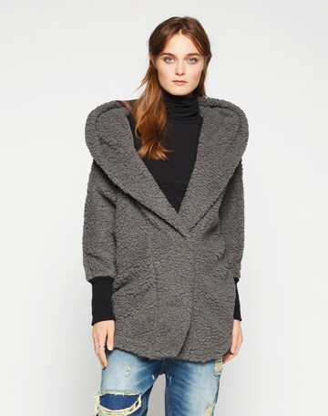 Noisy may Демисезонное пальто 'Cuddle' в Серый: спереди
