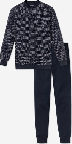 Pyjama long SCHIESSER en bleu : devant