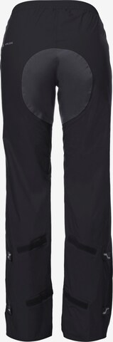 VAUDE Regular Outdoorhose 'Drop' in Schwarz