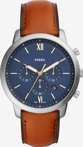 FOSSIL Аналоговые часы 'FS5453' в Коричневый: спереди