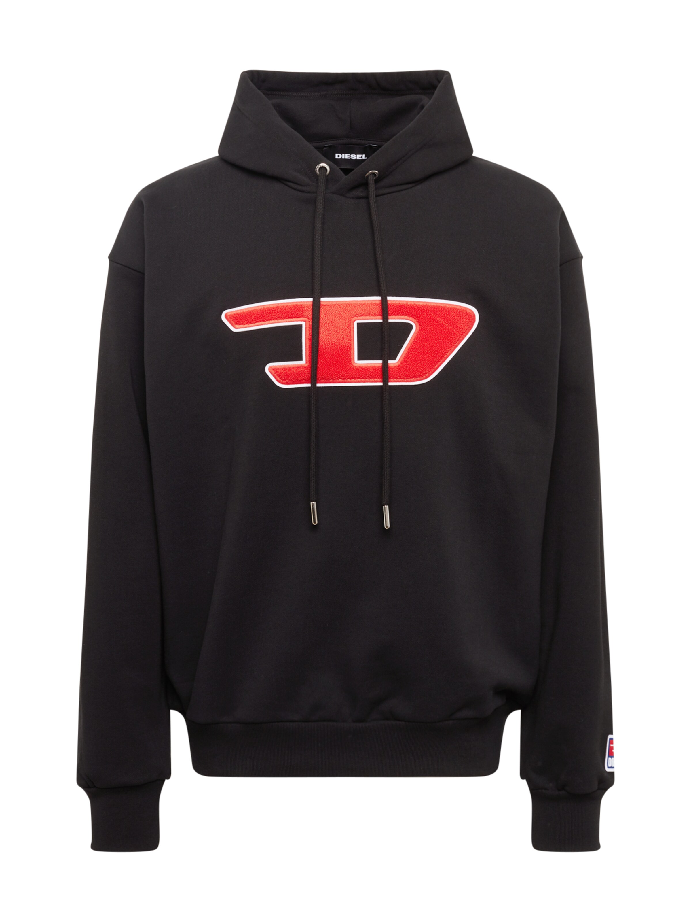 DIESEL - Sweatshirt 'S-DIVISION-D' in de kleur Rood