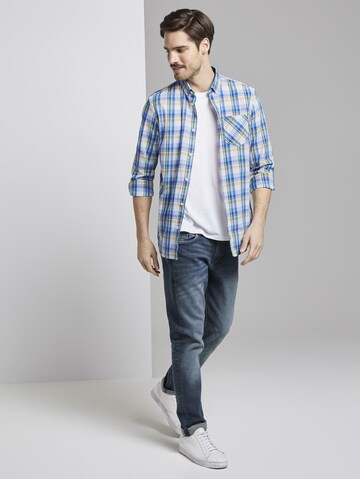 Coupe regular Chemise TOM TAILOR en mélange de couleurs : devant