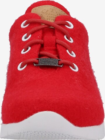 JANA Sneakers laag in Rood