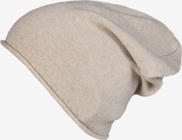 Zwillingsherz Beanie in Beige: front