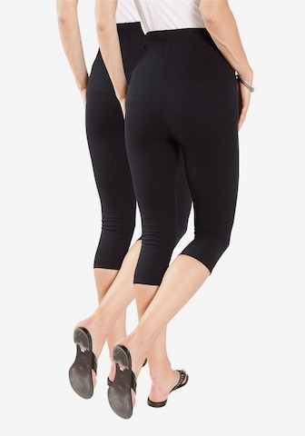 Neun Monate Skinny Umstandsleggings in Schwarz