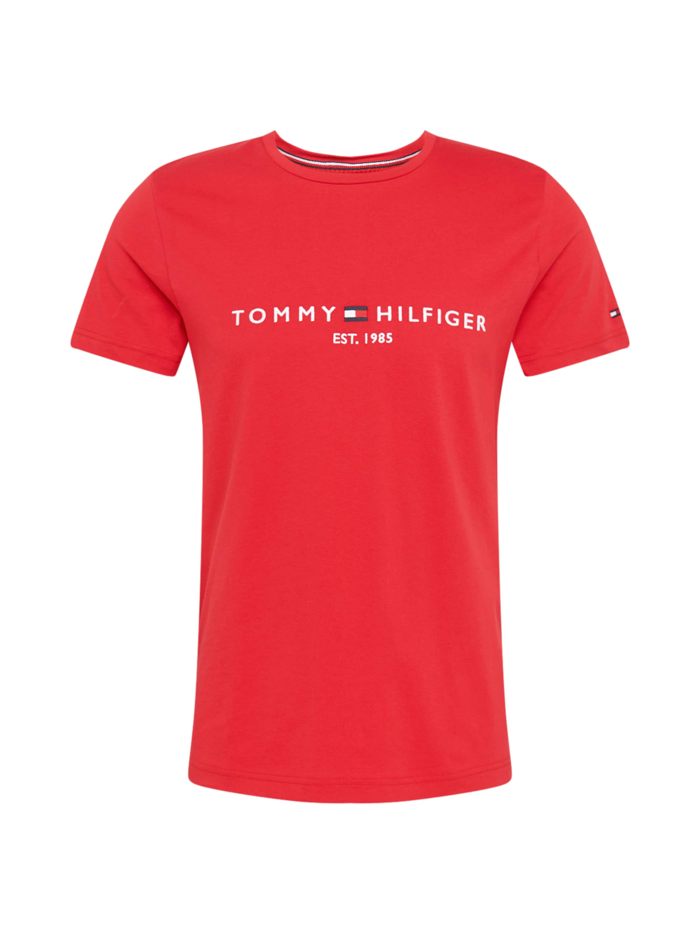red tommy hilfiger shirt