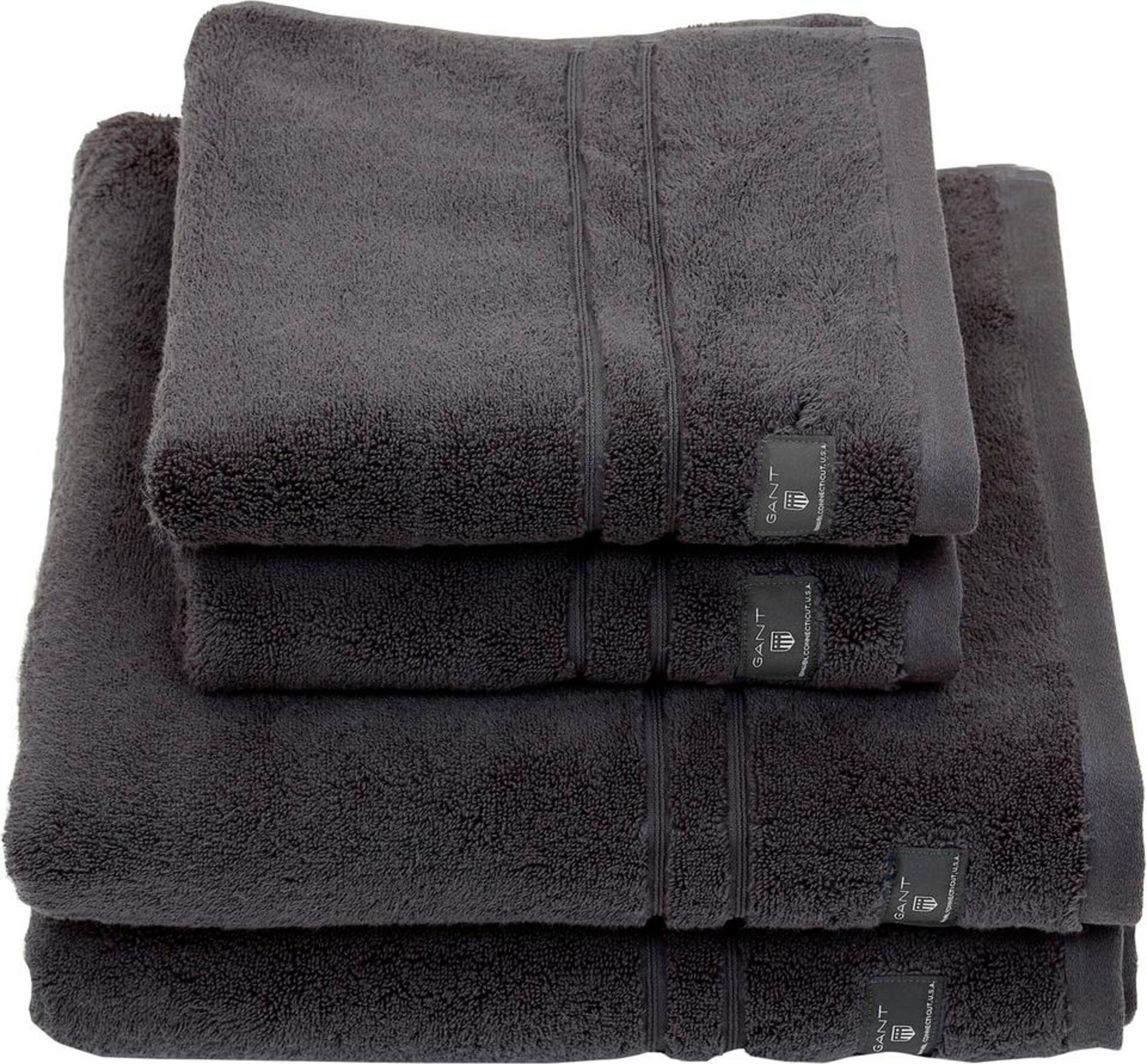 GANT - Handtücher 'Premium' in dunkelgrau