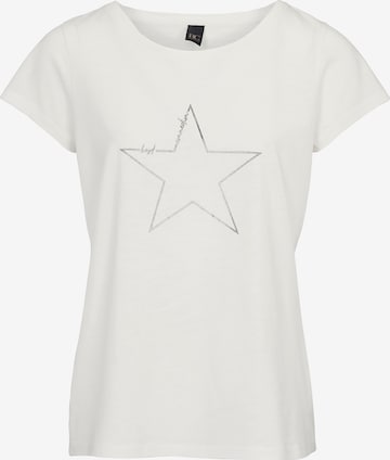 T-shirt heine en blanc : devant