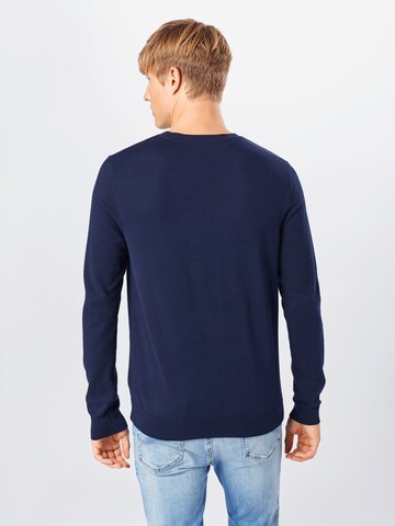 SELECTED HOMME Regular Fit Pullover 'Berg' i blå