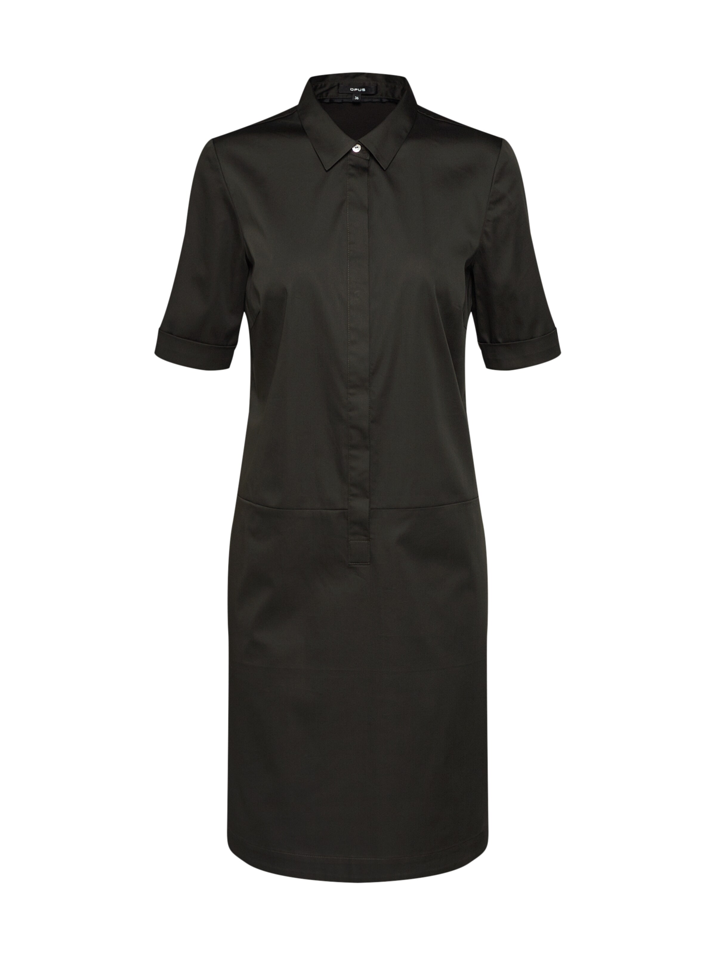 OPUS - Blousejurk 'Willmari' in de kleur Olijfgroen