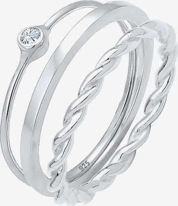 ELLI Ring in Silver: front