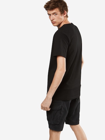 Mister Tee Shirt 'Snake' in Black: back