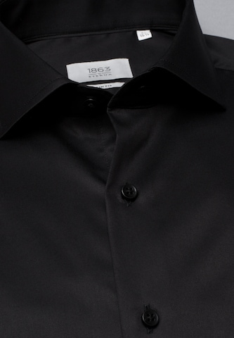 ETERNA Slim fit Business Shirt in Black: front