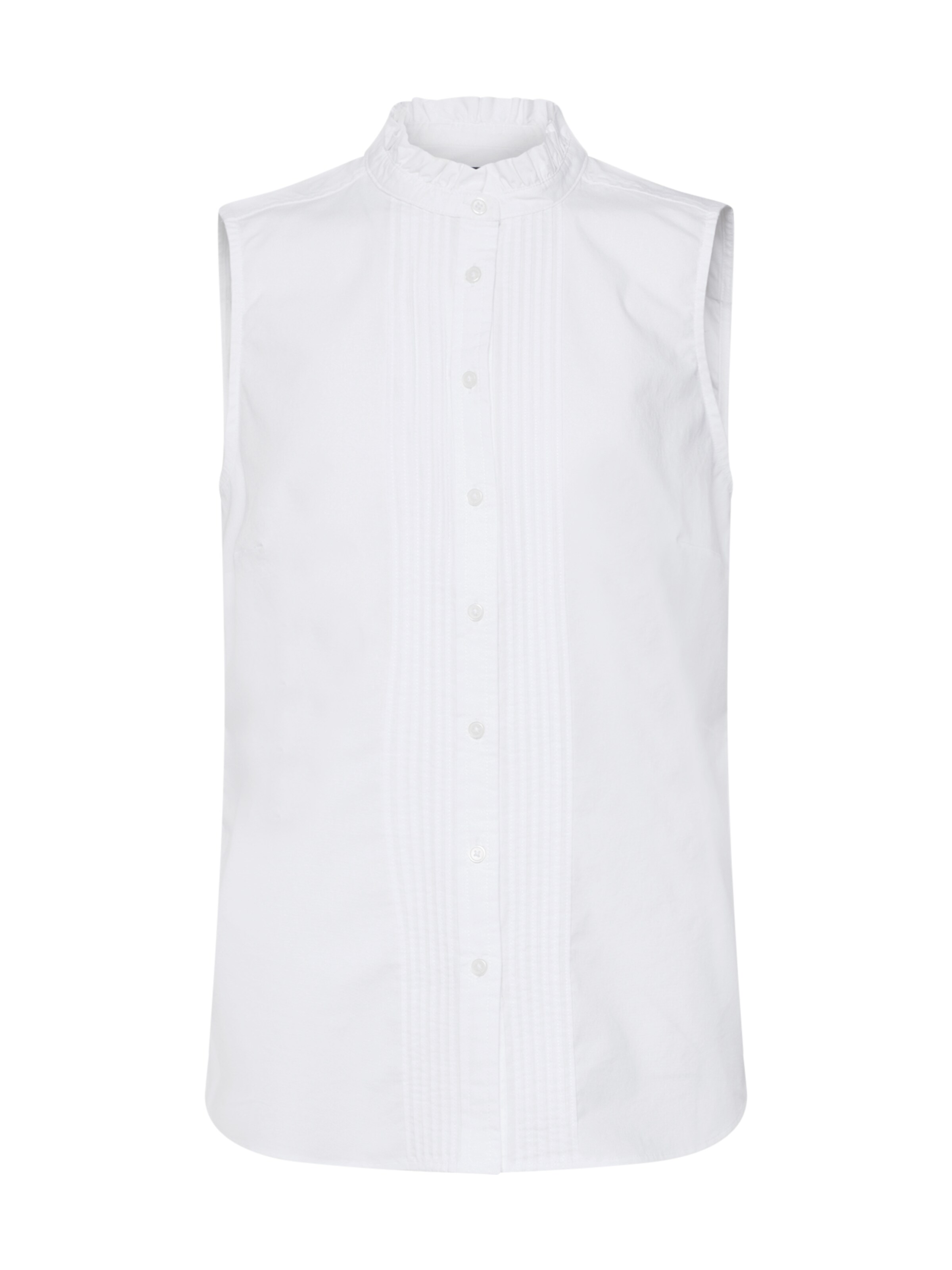 Banana Republic - Blouse 'I SL RILEY PINTUCK WHITE' in de kleur Wit