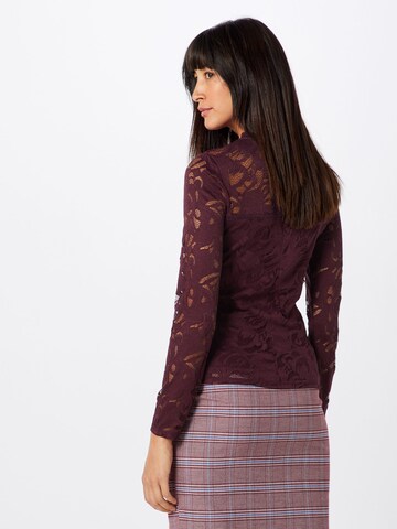VILA Blouse 'VIStasia' in Red: back