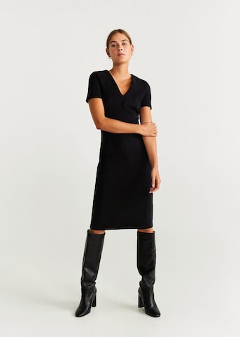 Rochie de la MANGO pe negru