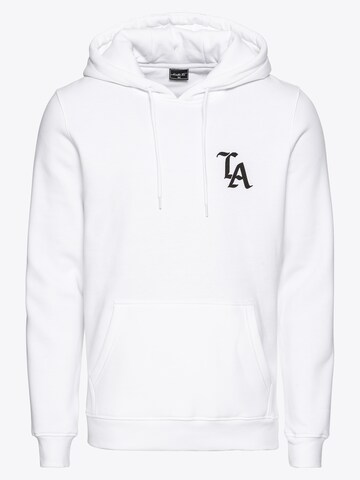 Mister Tee Sweatshirt 'LA' i vit: framsida