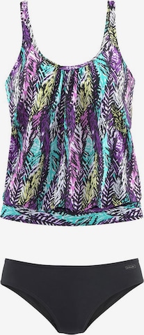 LASCANA Bustier Tankini i lilla: forside