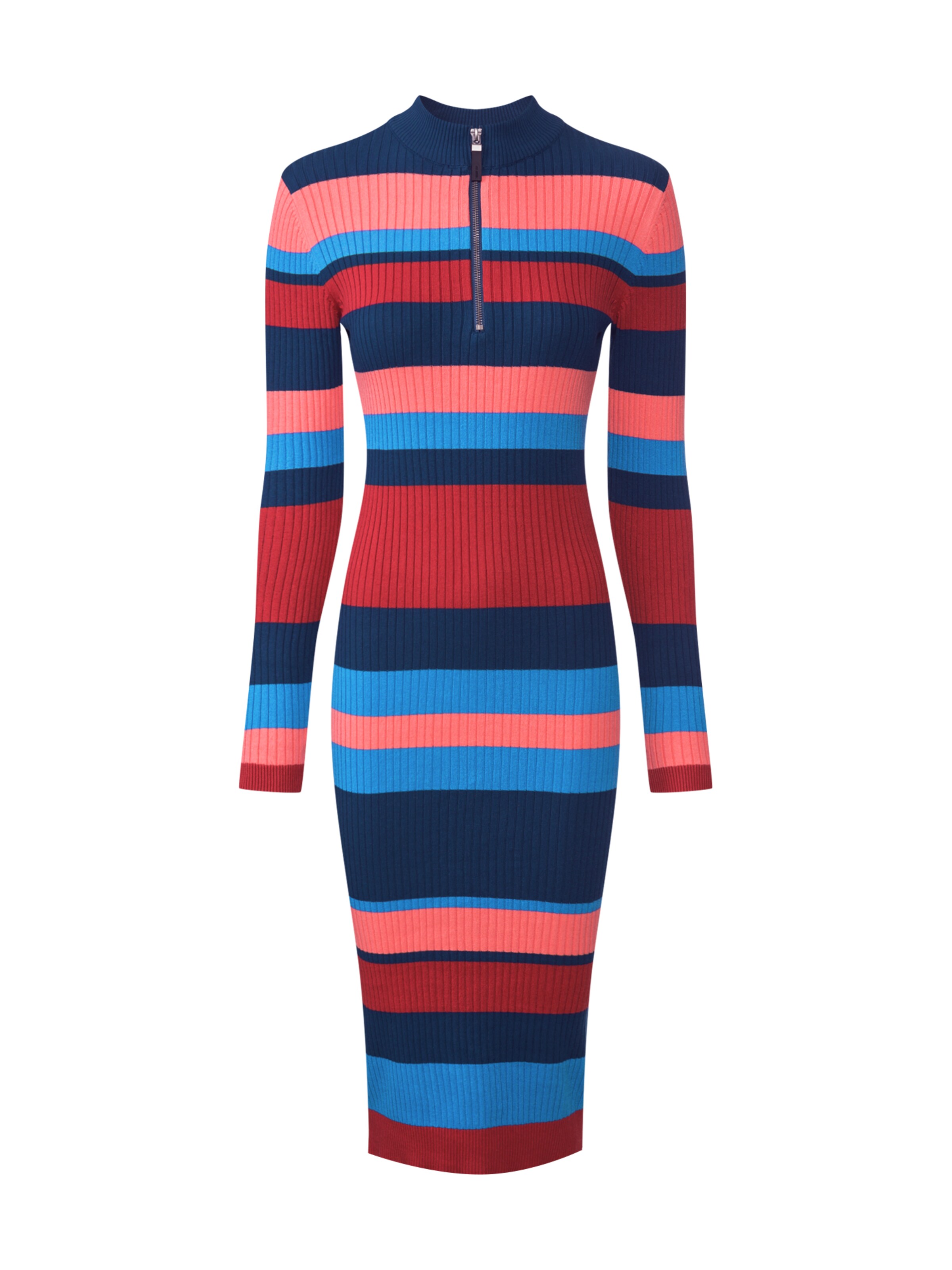 Noisy may - Gebreide jurk in de kleur Marine