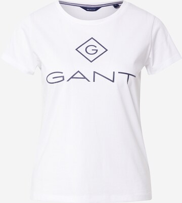 GANT T-Shirt 'Lock Up' in Weiß: predná strana