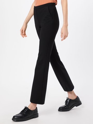 modström Boot cut Pants 'Tanny' in Black: front