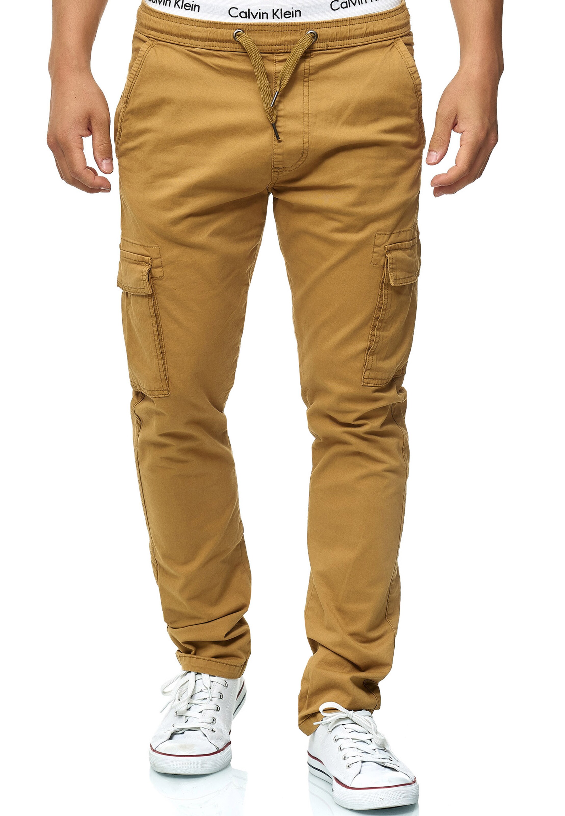 INDICODE JEANS Regular Hose 'Broadwick' in Braun: Vorderseite