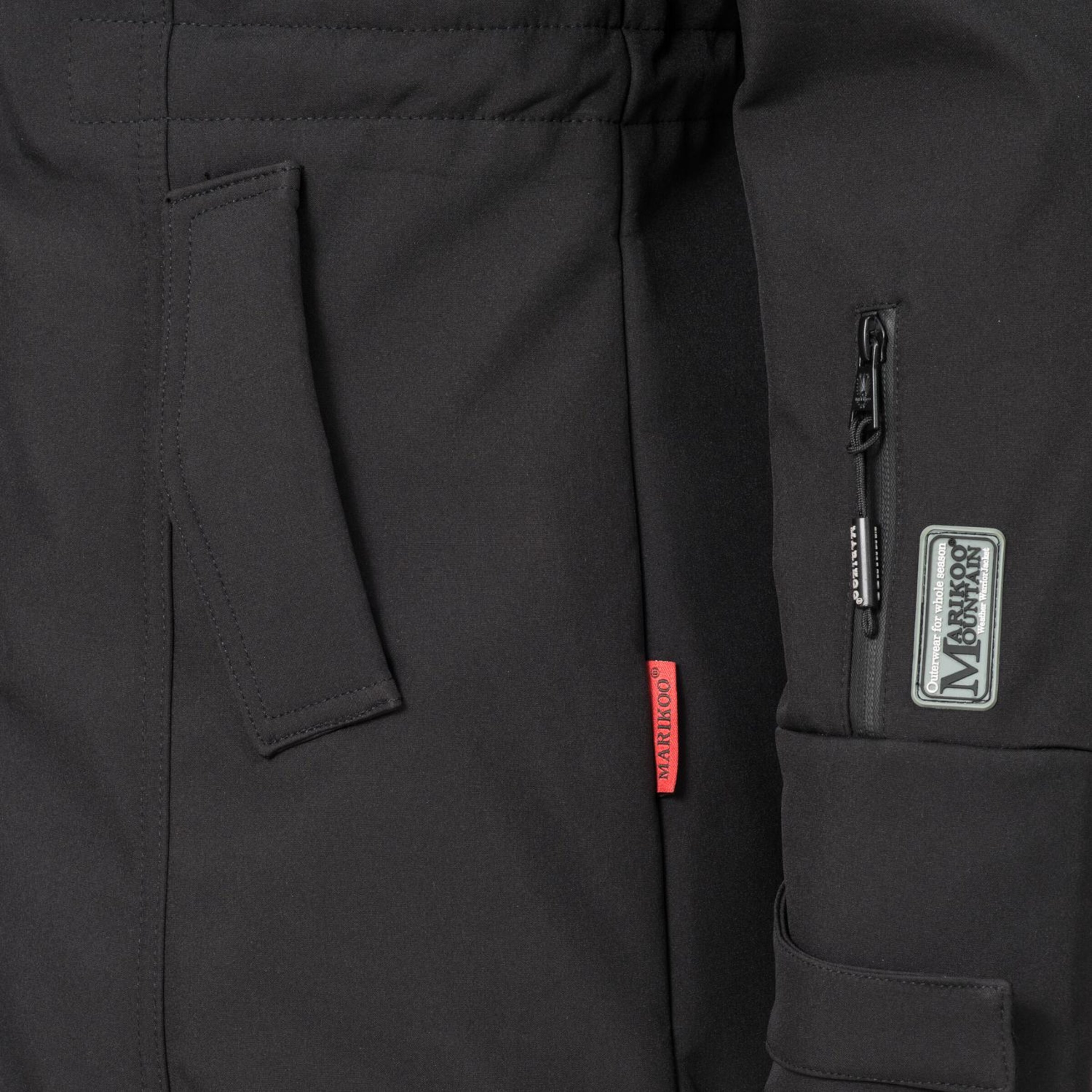 MARIKOO Funkcionális kabátok 'Zimtzicke' - fekete