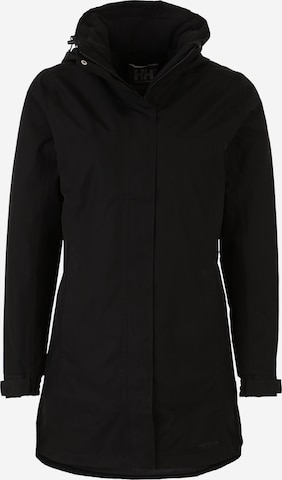 HELLY HANSEN Outdoorová bunda – černá: přední strana