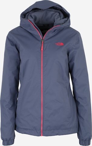 THE NORTH FACE Outdoorová bunda 'Quest' – modrá: přední strana