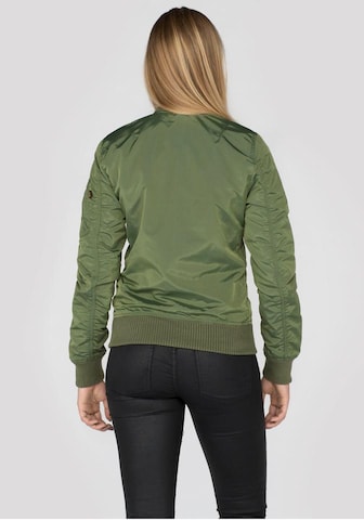 ALPHA INDUSTRIES Prechodná bunda 'MA-1 TT' - Zelená