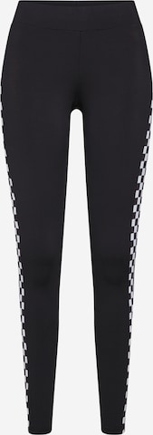 Urban Classics Skinny Leggings in Black: front