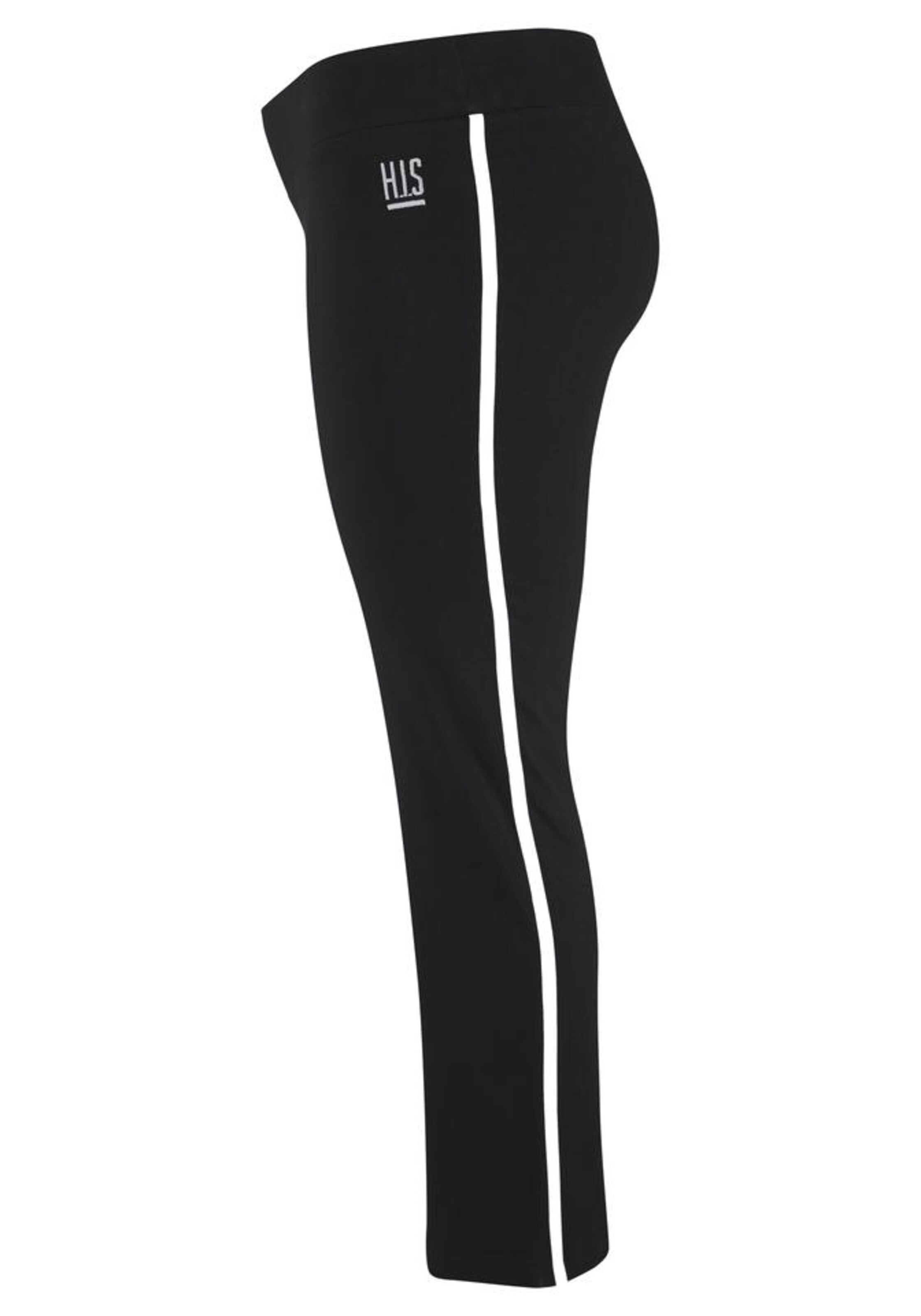 H.I.S Flared Jazzpants in Schwarz