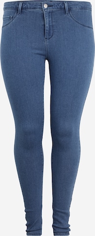 ONLY Carmakoma Skinny Jeans 'Thunder' in Blue: front