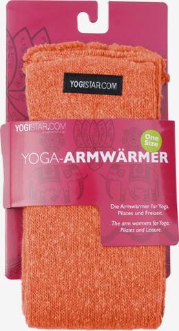 YOGISTAR.COM Arm Warmer in Orange: front