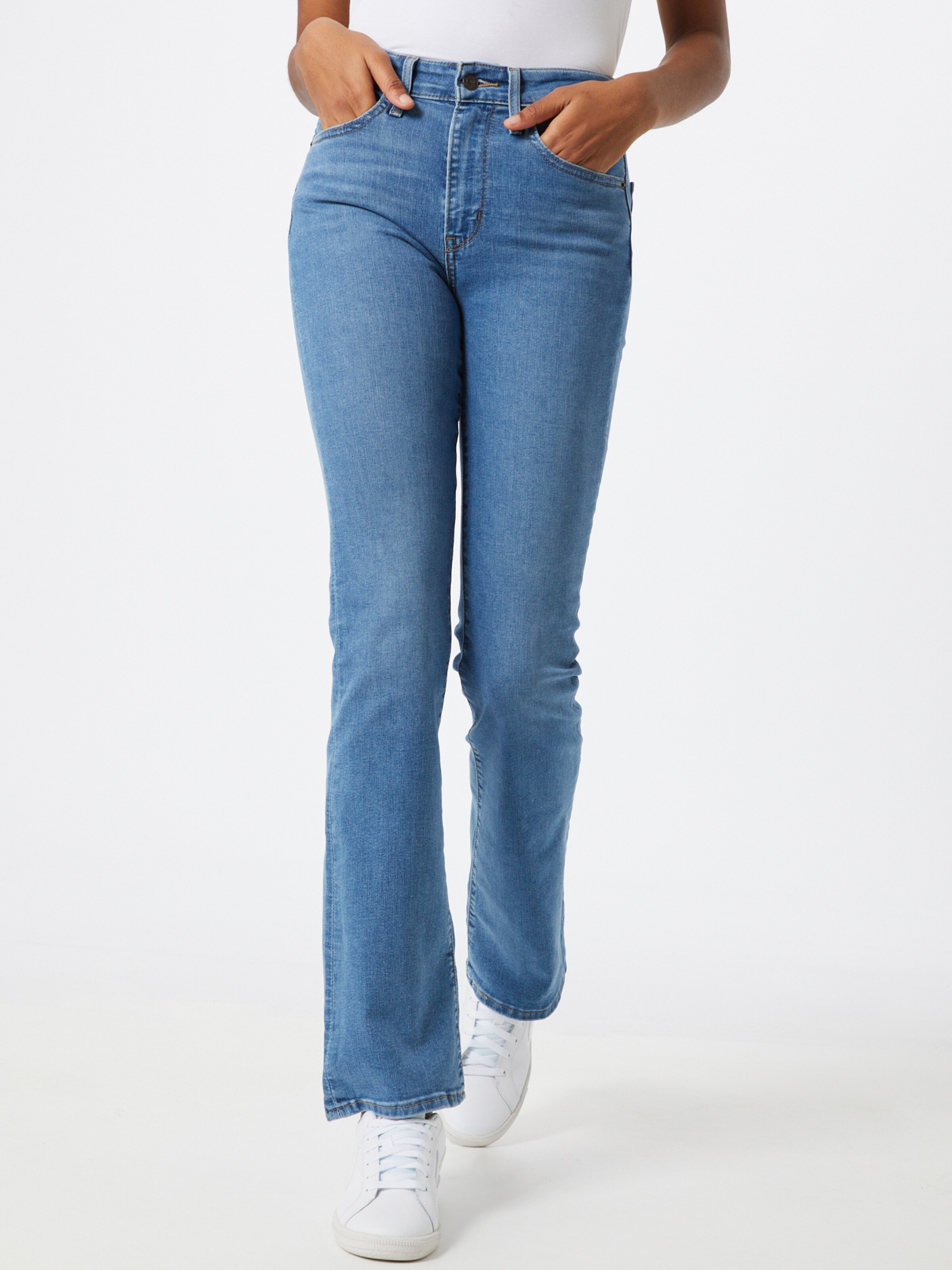 levi high waisted bootcut jeans
