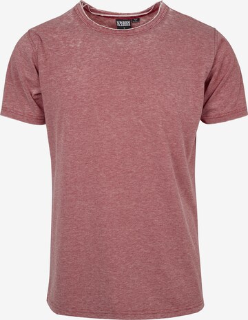 T-Shirt Urban Classics en rouge : devant