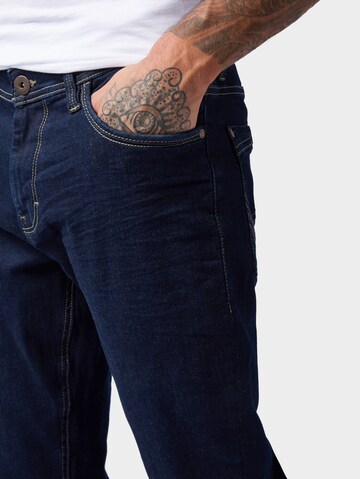 Coupe slim Jean 'Josh' TOM TAILOR en bleu