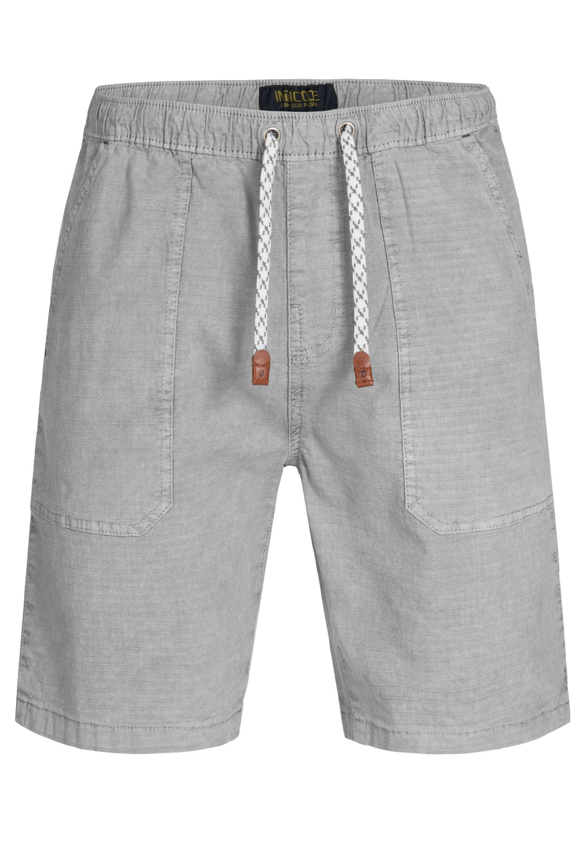 INDICODE JEANS Broek 'Stoufville' in Grijs: voorkant